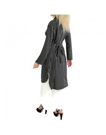 Chemise longue à rayures pour femme (Plusieurs couleurs disponibles) 