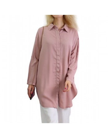 Chemise mi-longue toute saison en Lyocell (Plusieurs couleurs disponibles) 