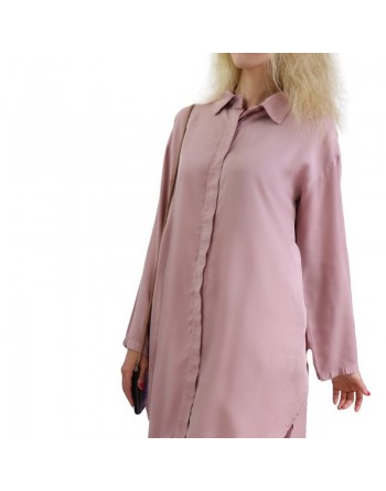 Chemise mi-longue toute saison en Lyocell (Plusieurs couleurs disponibles) 