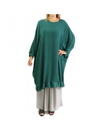 Grande tunique papillon (Faracha) - Couleur Vert Foncé 