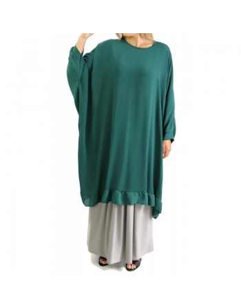 Grande tunique papillon (Faracha) - Couleur Vert Foncé 