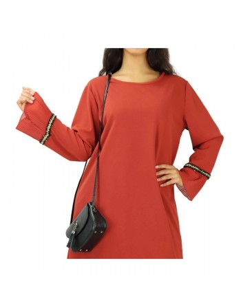 Tunique ample avec parties plissées - Grande taille (Plusieurs couleurs disponibles) 