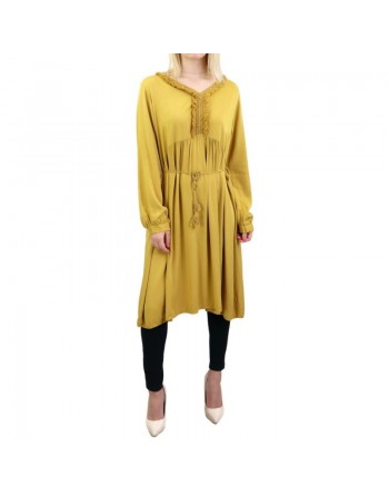Tunique longue style bohème - Taille standard (Plusieurs couleurs disponibles) 
