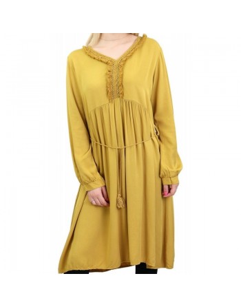 Tunique longue style bohème - Taille standard (Plusieurs couleurs disponibles) 