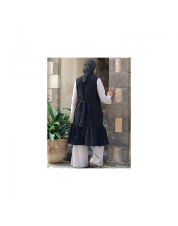 Tunique ample Souhaila - Souhaila Long Wrap Vest [wB0771] 