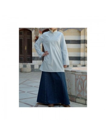Chemisier tunique tranquillité 100% Cotton - Tranquility Blouse [wB3701] 