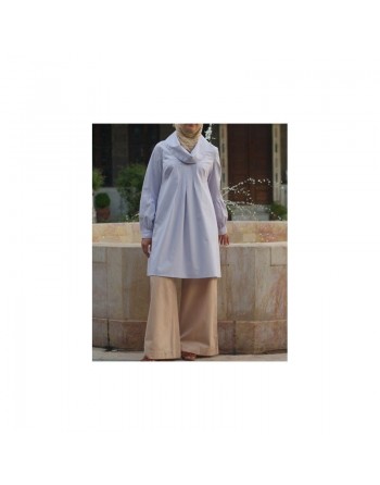 Tunique à col évasé - Cowl-Neck Tunic [wB0841] 