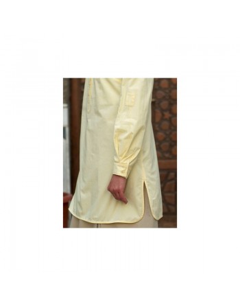 Chemisier large 100% coton - Oversized Shirt with Pleats [wB0481] 