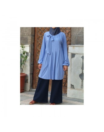 Tunique jersey plissée - Jersey Pleated Top [wB0361] 