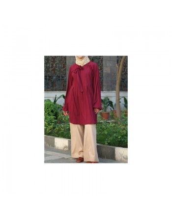 Tunique jersey plissée - Jersey Pleated Top [wB0361] 
