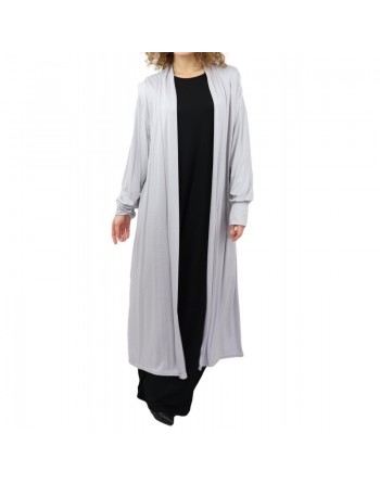 Gilet long style décontracté en viscose pour femme (plusieurs couleurs disponibles) 