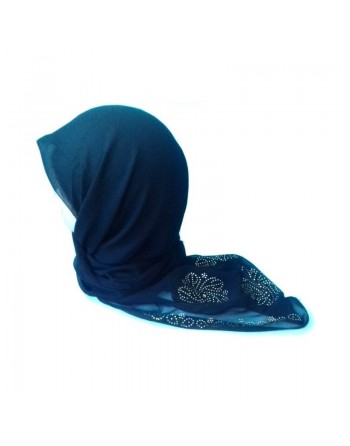 Foulard hijab une pièce avec strass (Plusieurs couleurs disponibles) 