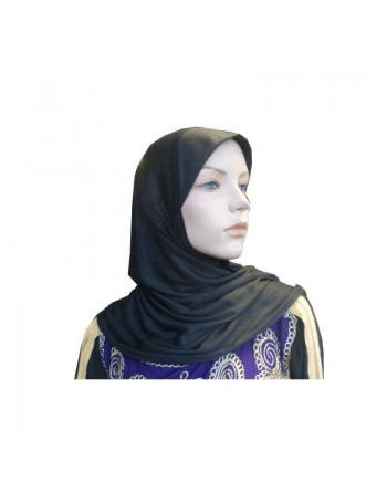 Hijab noir une pièce simple 