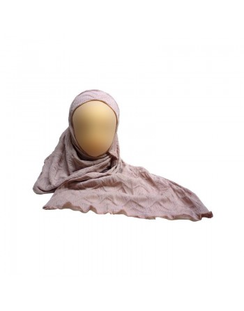 Hidjab avec motifs - 1 pièce - Plusieurs couleurs disponibles 