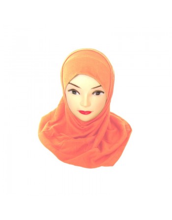 Hijab deux pièces couleur saumon 