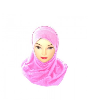 Hijab deux pièces rose 