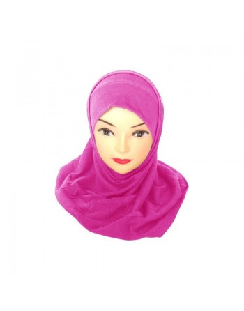 Hijab deux pièces magenta 