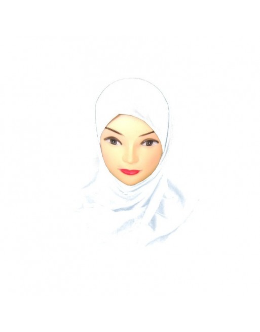 Hijab deux pièces blanc Hijab deux pièces blanc