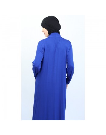 Gilet long en viscose (Plusieurs couleurs disponibles) pour femme musulmane voilée 