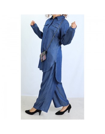 Chemise casual avec poches latérales pour femme (Plusieurs couleurs disponibles) 