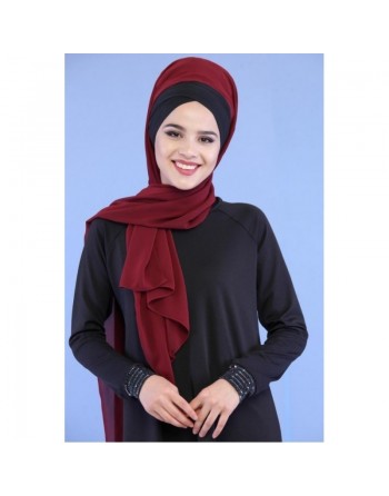 Ensemble Deux Pièces Tunique et Pantalon couleur Noir - Tenue de style élaguant pour femme voilée moderne 