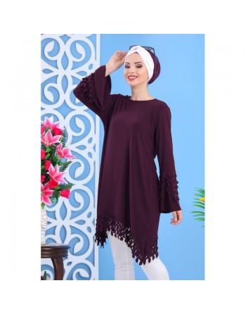 Tunique avec manches évasées pour femme (Autres couleurs) 