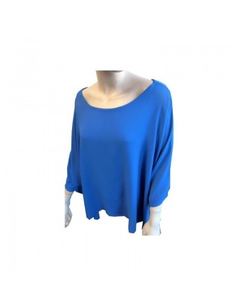 Tunique de couleur bleue pour femme - Taille standard 
