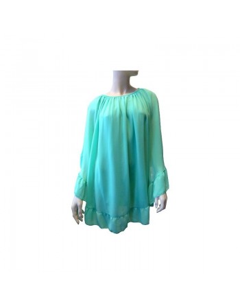 Top de type poncho pour femme - Taille standard - Couleur vert clair 