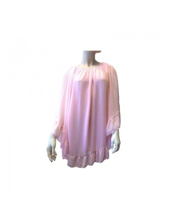 Top de type poncho pour femme - Taille standard - Couleur rose 
