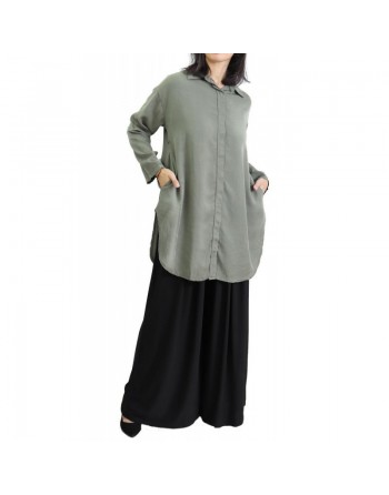 Chemise mi-longue toutes saisons (plusieurs couleurs disponibles) 