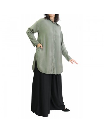 Chemise mi-longue toutes saisons (plusieurs couleurs disponibles) 