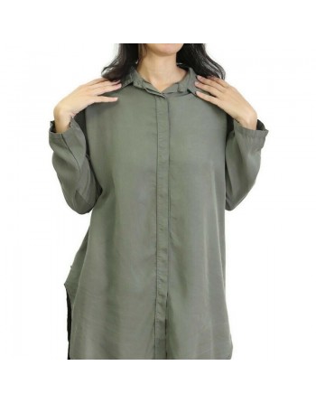 Chemise mi-longue toutes saisons (plusieurs couleurs disponibles) 