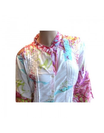 Chemise tunique multicouleurs 