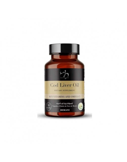 Huile de Foie de Morue en capsule - Cod liver Oil - Hemani Huile de Foie de Morue en capsule - Cod liver Oil - Hemani
