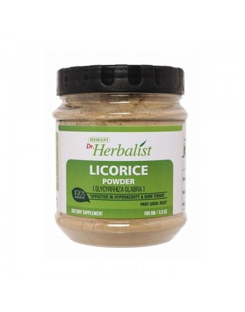 La Reglisse en poudre - Pot de 100 g net - Licorice powder 