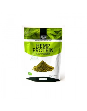 Super food : Poudre de chanvre brute de 200g - Hemp Protein 