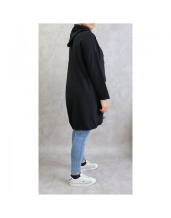 Sweat long zippé pour femme de type sportswear (Plusieurs couleurs disponibles) 