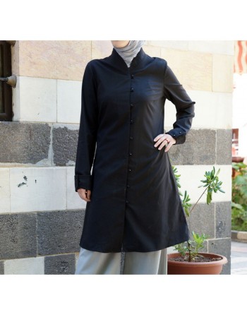 Tunique française - Tencel Blend French Cuffed Tunic [wB8045] 