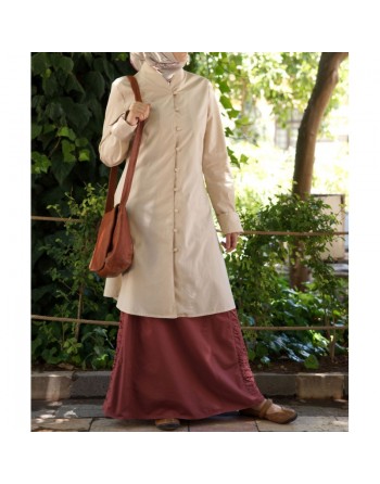 Tunique française - Tencel Blend French Cuffed Tunic [wB8045] 