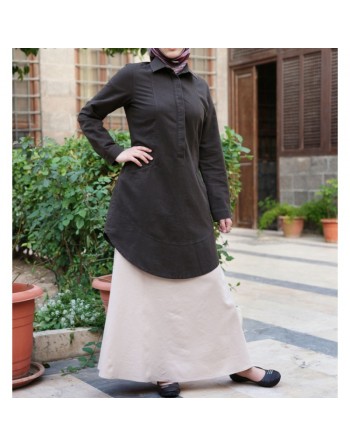 Tunique féminine en lin - Nargis Blouse [wB4111] 