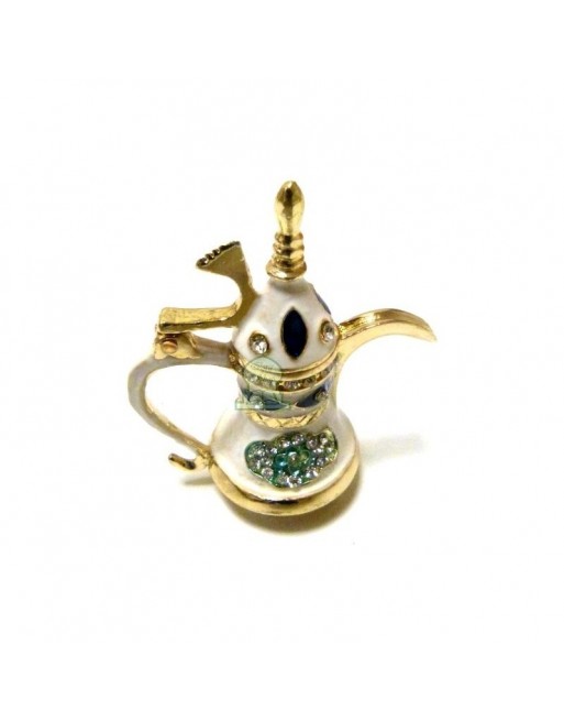 Petite théière décorative des milles et une nuits (blanche) 