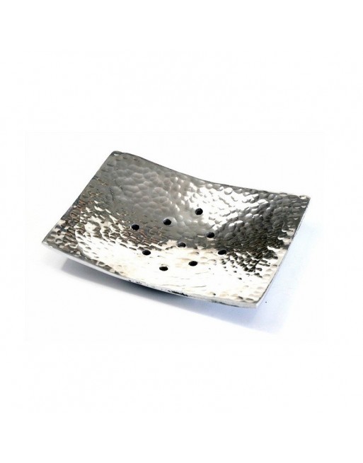 Porte-savon de forme rectangulaire en aluminium 